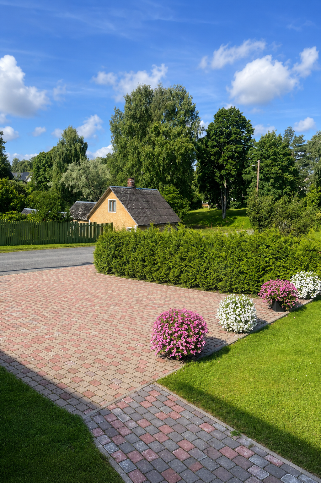 Villa Alexandra lilledega parkimisala